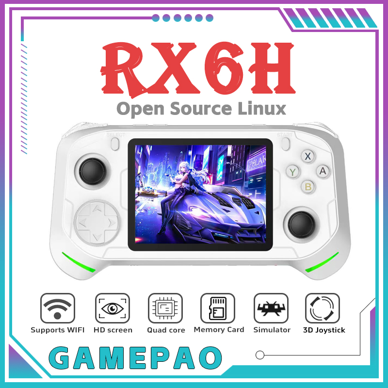 Retro Gaming Device - Open Source RX6H Retro Handheld Video