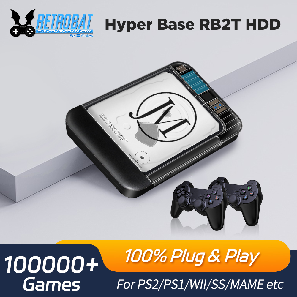 Retro Gaming Hdd - Retrobat 2T Portable External Game HDD