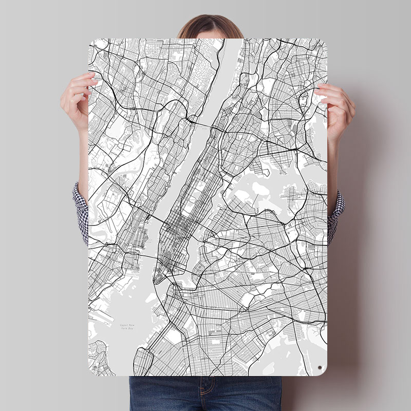 Retro Gaming York - New York City Map Printing Poster
