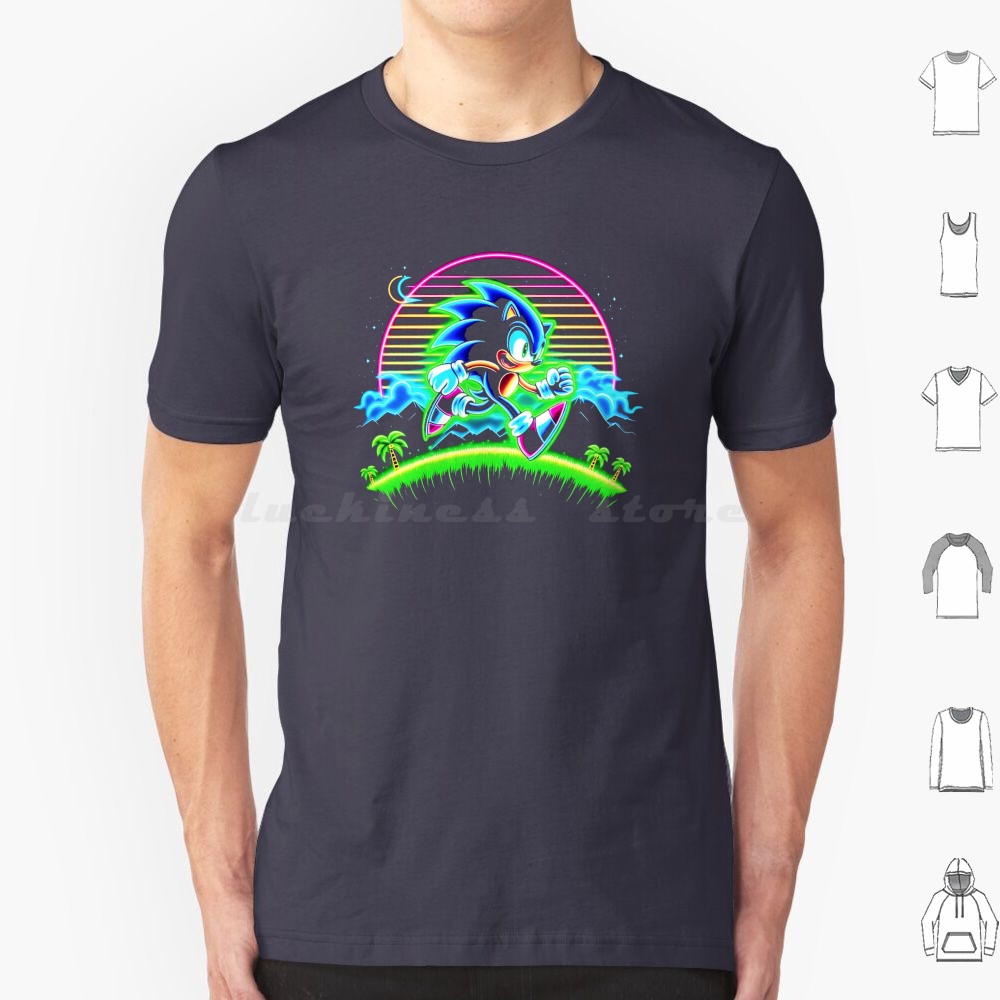 Retro Gaming Icons - Neon T Shirt Men Women Kids