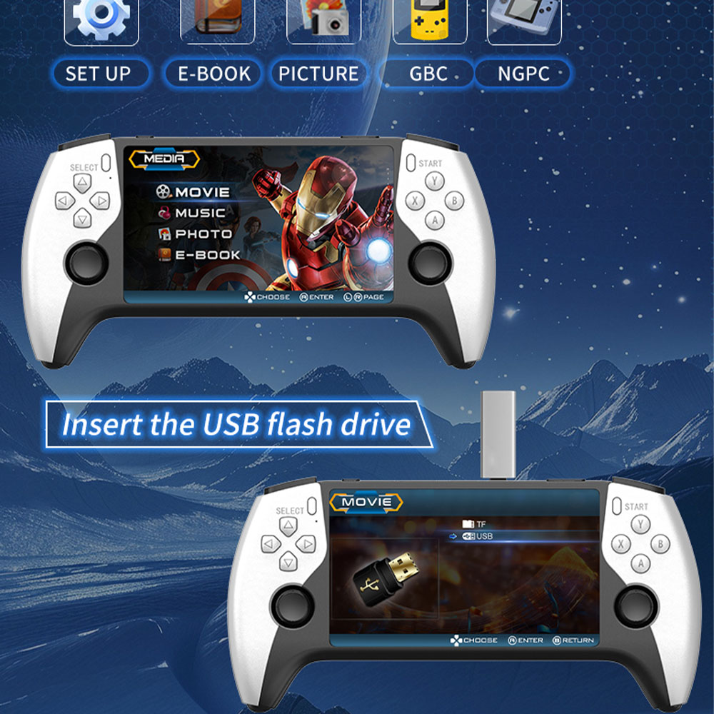 2026 New SF3500 5 Inch Handhel - đánh giá và giá Retro Gaming Device