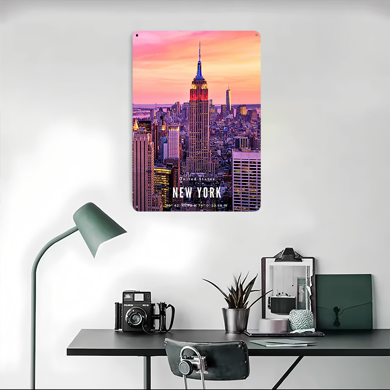 New York City Skyline Poster C - đánh giá và giá Retro Gaming York