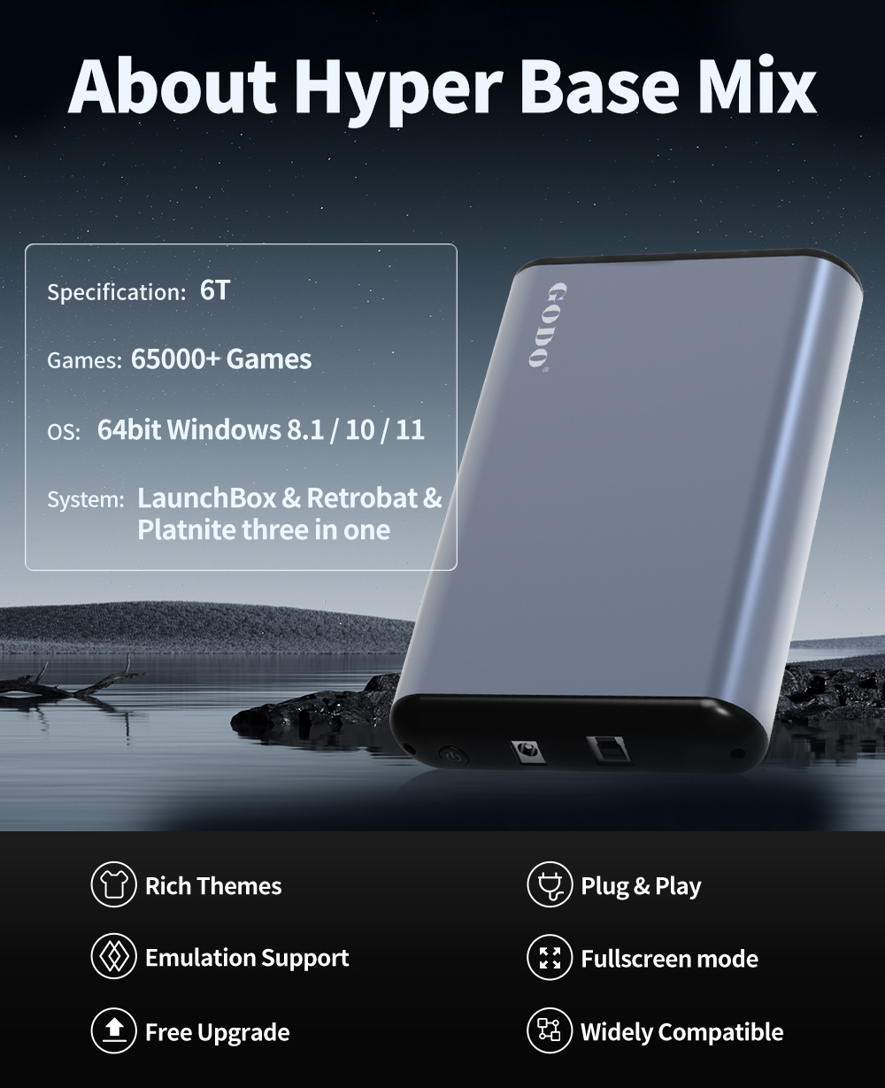 JMachen 6TB Portable Gaming HD - đánh giá và giá Retro Gaming Hdd