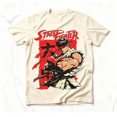 Men's T-shirt Street Fighter R - đánh giá và giá Retro Gaming Icons