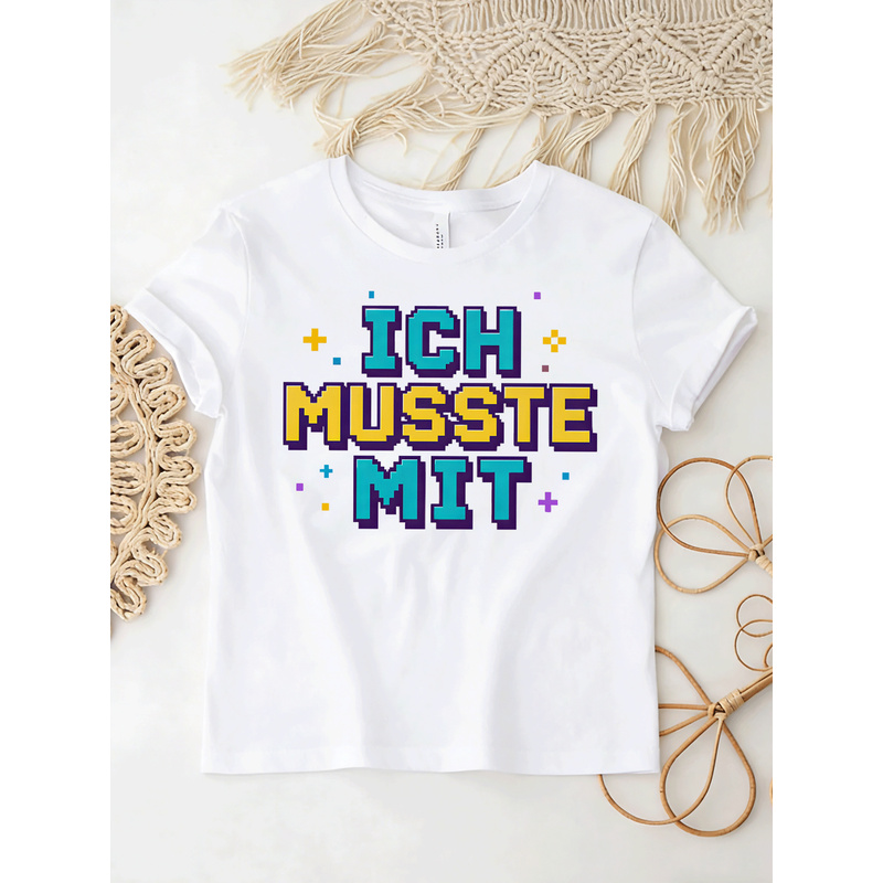 Ich Musste Mit German Meme T-S - đánh giá và giá Retro Gaming Font Free