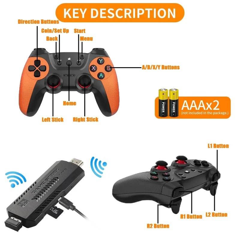 X2 Ultra Pro Retro Game Stick  - đánh giá và giá Retro Gaming Mobile