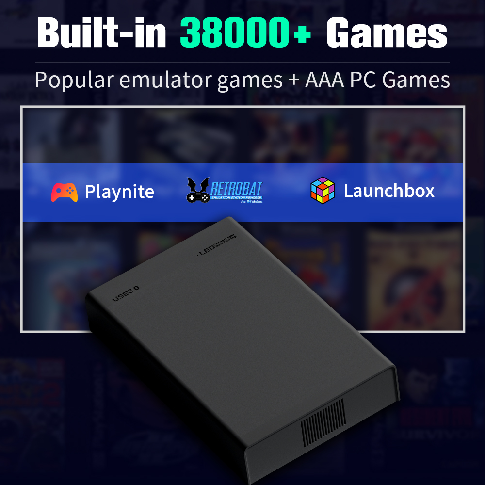 500G Game Hard Drive With 3800 - đánh giá và giá Retro Gaming Hdd