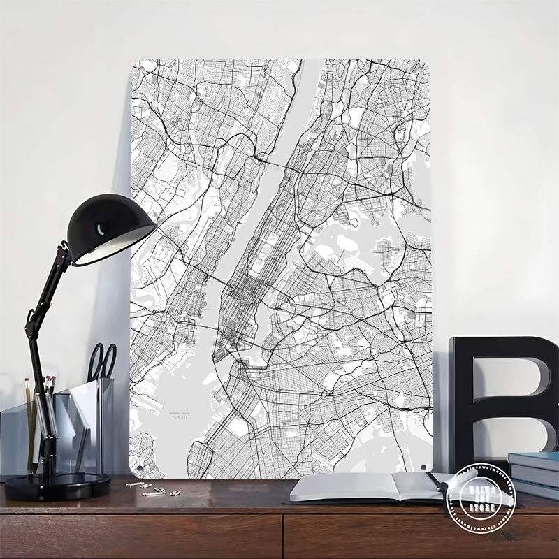 New York City Map Printing Pos - đánh giá và giá Retro Gaming York