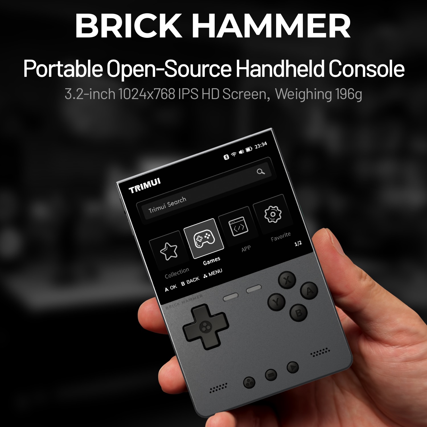 TRIMUI BRICK HAMMER Retro Hand - đánh giá và giá Retro Gaming Mobile