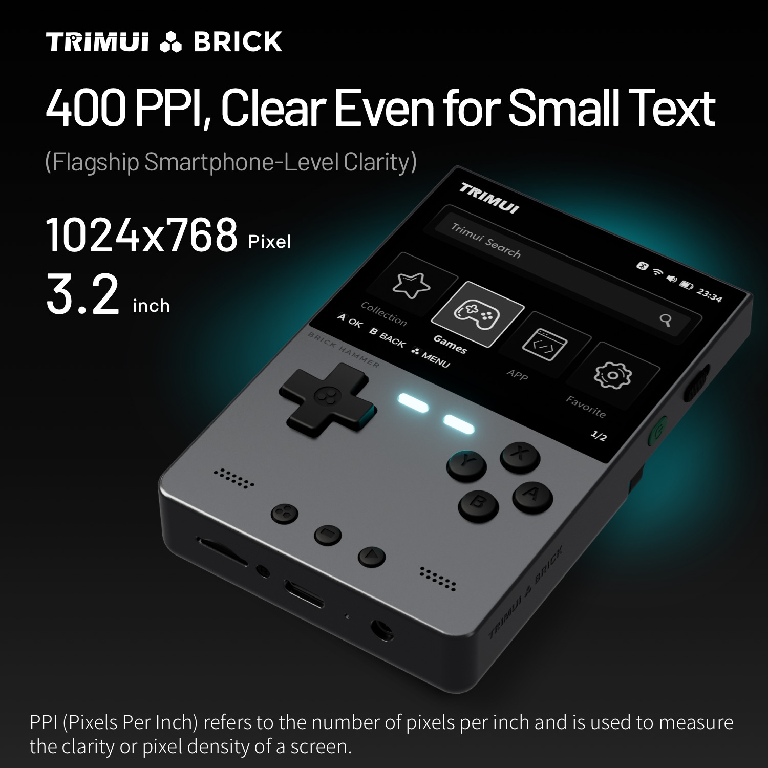 TRIMUI BRICK HAMMER Retro Hand - đánh giá và giá Retro Gaming Mobile