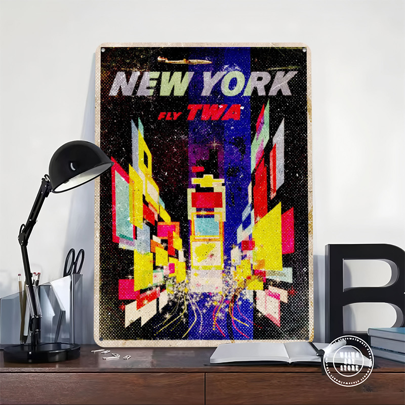 New York Fly TWA Tinplate Post - đánh giá và giá Retro Gaming York