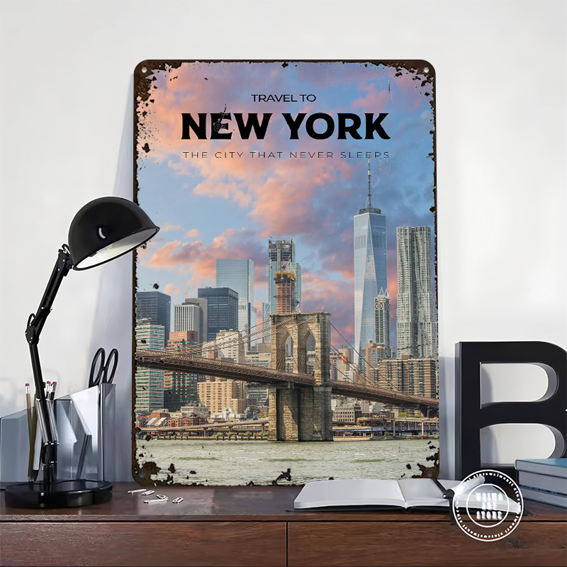 New York Travel Print Poster C - đánh giá và giá Retro Gaming York