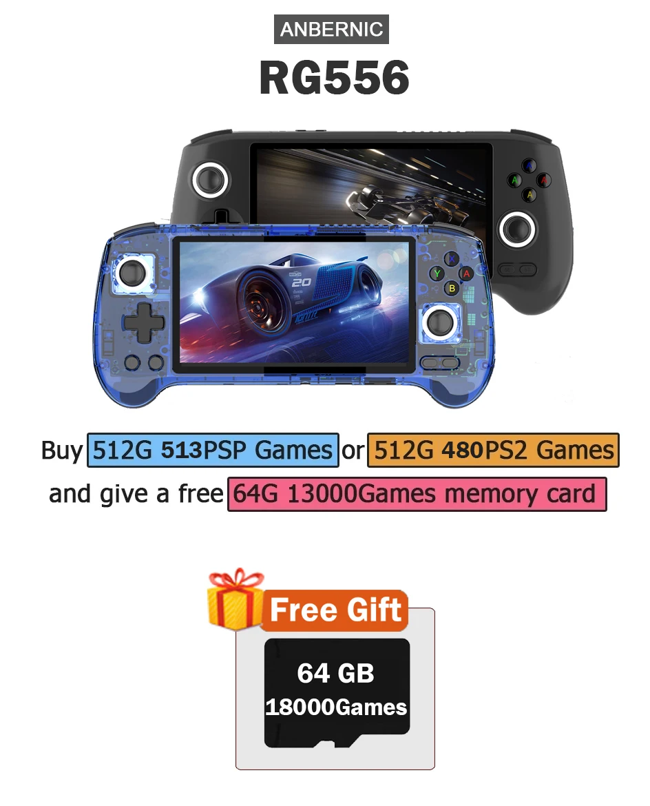 ANBERNIC RG556 Handheld Game C - đánh giá và giá Retro Gaming Android