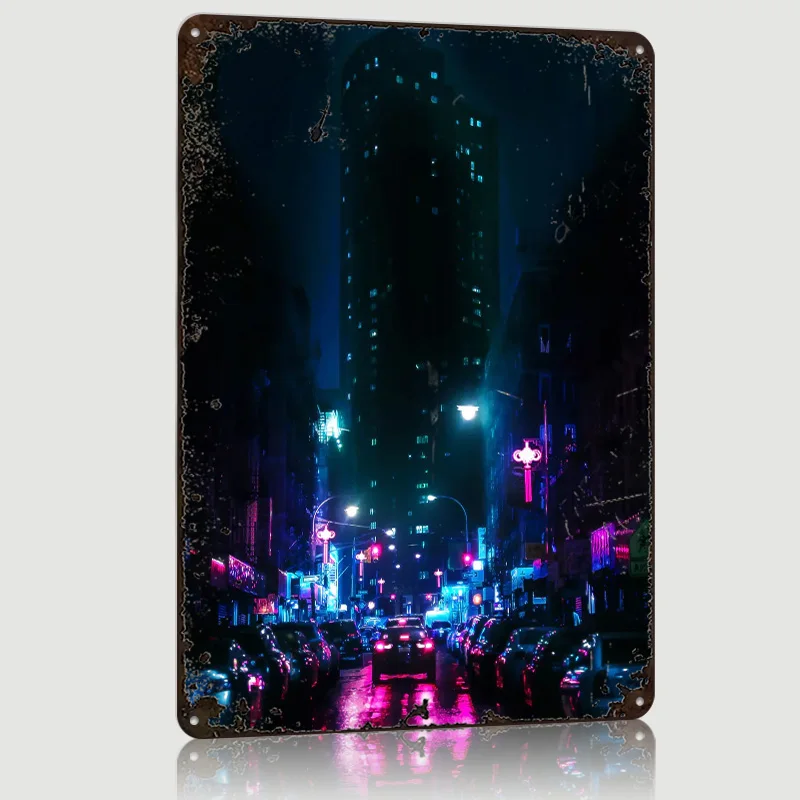 New York Alley Metal Poster Cu - đánh giá và giá Retro Gaming York