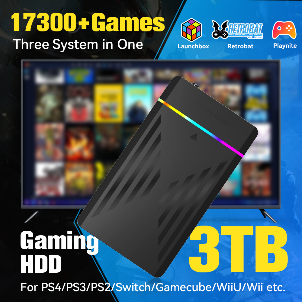 3TB Portable Gaming HDD Launch - đánh giá và giá Retro Gaming Hdd