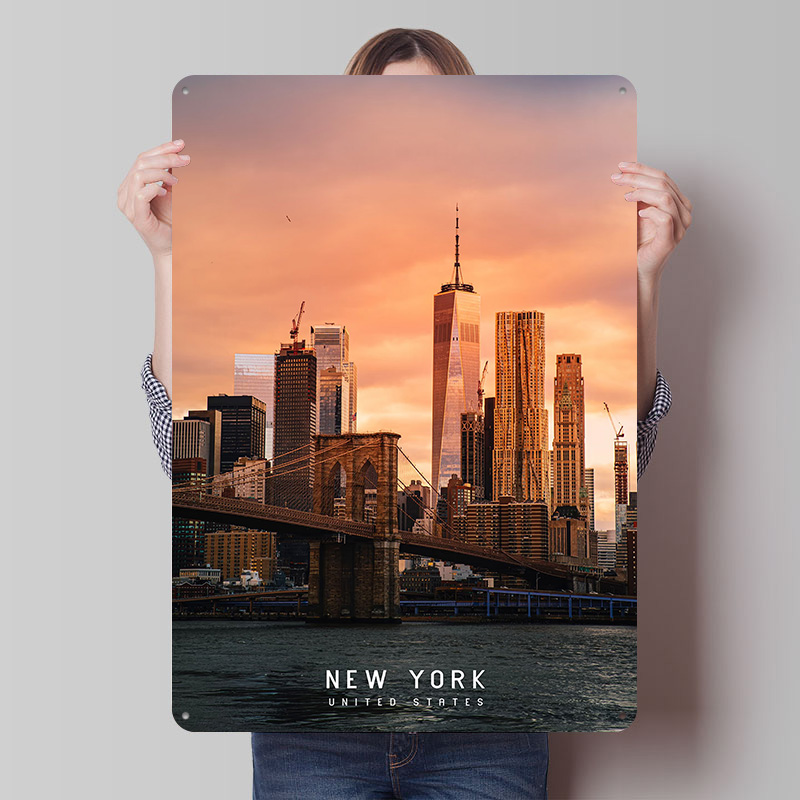 New York Tinplate Poster Custo - đánh giá và giá Retro Gaming York